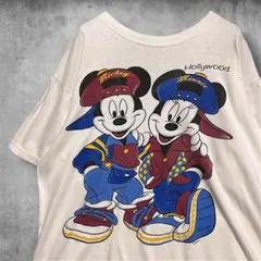 CDHC キャラ Tシャツ 90s ミッキー ミニー ディズニー アニメ 古着