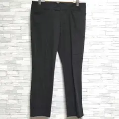 マカフィ　パンツ　黒　オフィス　カジュアル　36　春