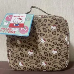 サンリオ しまむら ヒョウ柄　ハローキティ メイクボックス