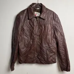 977 MadeinARG牛革ブラウン裏ボア70sSearsLヴィンテージ雰囲気のサムネイル