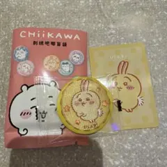 ちいかわ MINISO 刺繍缶バッジ うさぎ