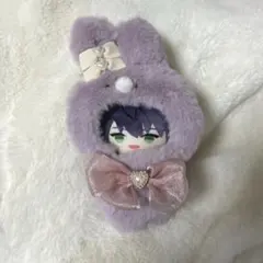 10cm にじぱぺっと　ぬい服　着ぐるみ　紫