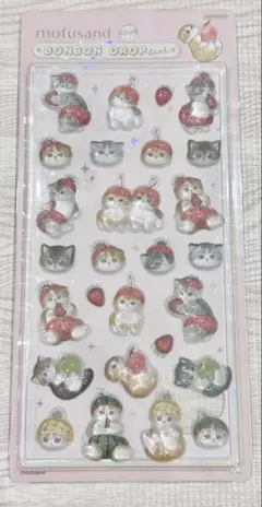 ボンボンドロップシール mofusand B フルーツにゃん - メルカリ