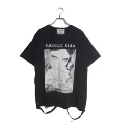 JIMMY Tシャツ heroin kids 黒 ブラック ヴィンテージ 春夏のサムネイル