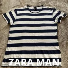 ZARA MAN ボーダーTシャツ L