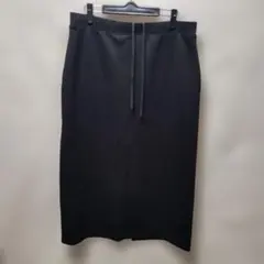 UNIQLO ブラック ストレッチジャージ素材タイトスカート XXL