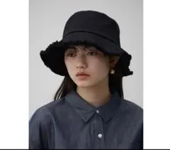 moussyハット　フリンジ　ブラック　todayful Ungrid ZARAのサムネイル
