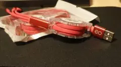 3in1 USB充電ケーブル 新品 USB-C ライトニング 巻き取り式 値下げ