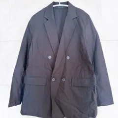 UNIQLO（ユニクロ）リネンブレンド ダブルブレストジャケット　薄手