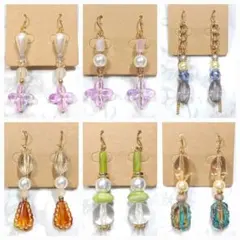 ＃086 ハンドメイドピアス まとめ売り