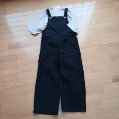 arrive5e human woman★OGC強撚ツイルオーバーオール★黒のサムネイル