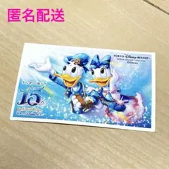 ディズニーシー　15周年　使用済みチケット　ドナルド＆ディジー（匿名配送）