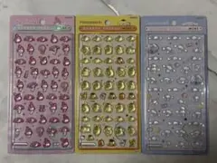 サンリオ　ボンボンドロップシール　ミニ　コンプリート　正規品 3枚セット