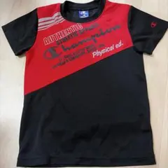 Champion メッシュ Tシャツ 130㎝140㎝ 赤黒