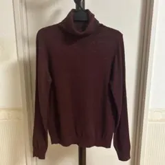 専用です！COMME CA ISM バーガンディ タートルネックニット