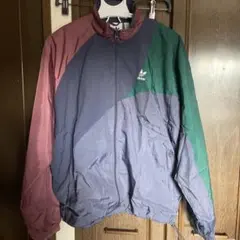 adidas トレフォイルロゴ　マルチカラージャケット Lサイズ