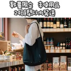 DEAN & DELUCA コットン トートバッグ ブラック Lサイズ 数量限定