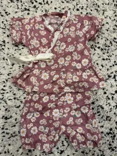 花柄甚平風セットアップ 90サイズ