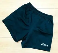 asics 黒 ハーフパンツ ジャージ バレー ゲーパン アシックス Oサイズ