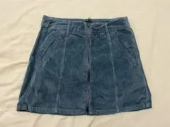 AMERICAN EAGLE コーデュロイ タイトスカート ブルーのサムネイル