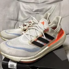 adidas Ultraboost ホワイト/オレンジ 27cm