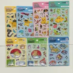 韓国限定　ポケモン ウォーターシール ぷっくりシール シャカシャカシール