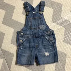 baby gap デニム オーバーオール ハーフパンツ ショートパンツ 80