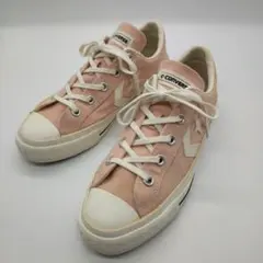 美品　コンバース　スケートボーディング　24.5　ピンク　converse