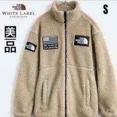 希少　美品　ノースフェイス　ホワイトレーベル　フリース　ボアジャケット　50周年