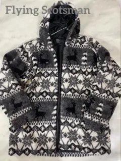 ボア　ジャケット　フリースジャケット US-Lサイズ　ノルディック