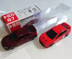 ●希少・廃盤・非売品トミカ● 67 三菱 ランサーエボリューションX 2台セット