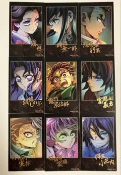 鬼滅の刃　ティザービジュアル第1弾　ランダムチェキ風ブロマイド　コンプリート