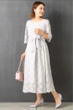 SWEET MOMMY レースワンピース マタニティ対応