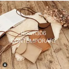 美品 ルーム306 コンテンポラリーコンポラリー　ショルダーバッグ　ベージュのサムネイル