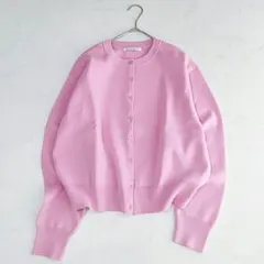 極美品✨ユナイテッドアローズ ミラノリブカーディガン　ピンク