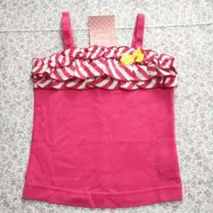 【新品タグ付】ShirleyTemple　音符カットソーキャミソール　100cmのサムネイル
