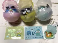 はぴだんぶい グラサンばちばちフィギュア+ステッカー等