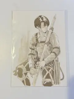 進撃の巨人 復活上映 入場特典 リヴァイ ポストカード