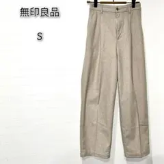 ムジルシリョウヒン 【S】 ボトムス ワイドパンツ ウエストゴム ストレッチ