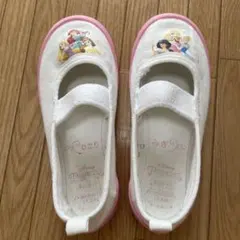 Disney Princess 上履き 17.0 EE ホワイト/ピンク