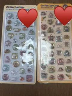 クレヨンしんちゃん 3D ステッカー 2シートセット