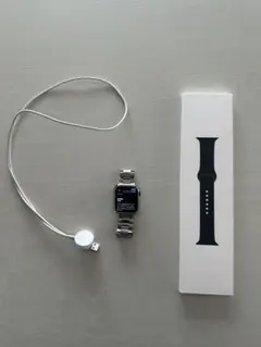 オ*カ様 Apple Watch series7 充電器　純正バンド　メタルバン