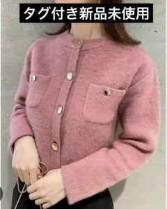 SNIDEL フォックスニットジャケット　新品　ニット　カーディガン