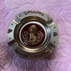 シンガポールマーライオン柄　灰皿