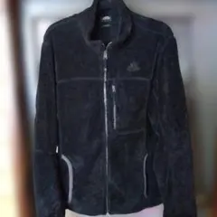 adidas メンズ♥ブラック フリースジャケット