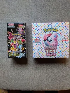 ポケモンカードゲーム151 BOX& シャイニ-トレジャーEXBOX　セット