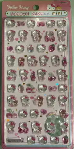 【正規品】　ボンボンドロップシール　キティピンク　ミニ