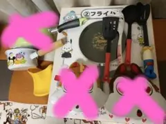 おまけ付き ディズニー 片手鍋 鍋つかみ サンリオ フライパン 7点 セット