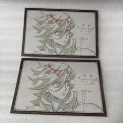 鬼滅の刃　ダイニング　お楽しみくじ　おすそ分けポストカード　童磨　２枚セット