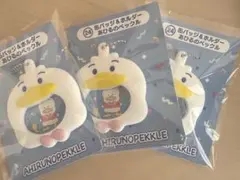 あひるのペックル 缶バッジ＆ホルダー 3点セット